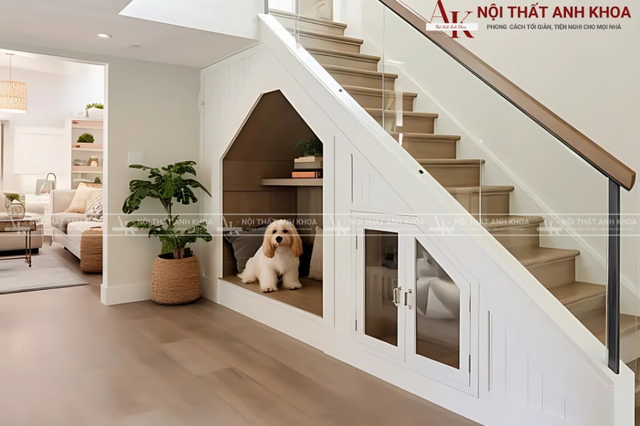 Tủ âm cầu thang cho biệt thự - Đẹp không góc chết Tủ âm cầu thang cho biệt thự - Đẹp không góc chết