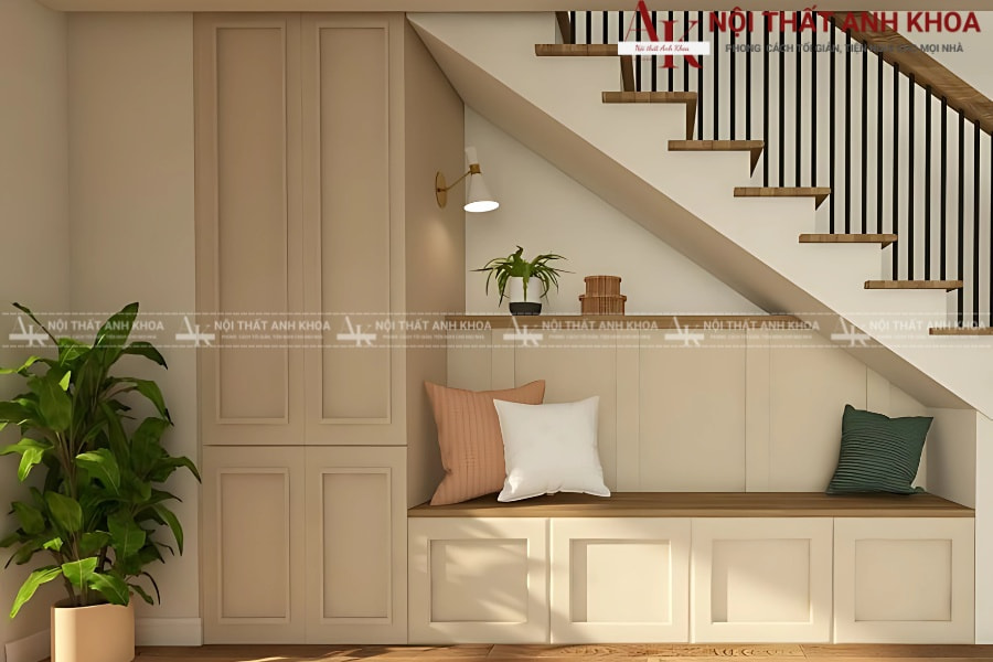 Tủ cầu thang giải quyết vấn đề thiếu không gian ở đô thị Tủ cầu thang giải quyết vấn đề thiếu không gian ở đô thị