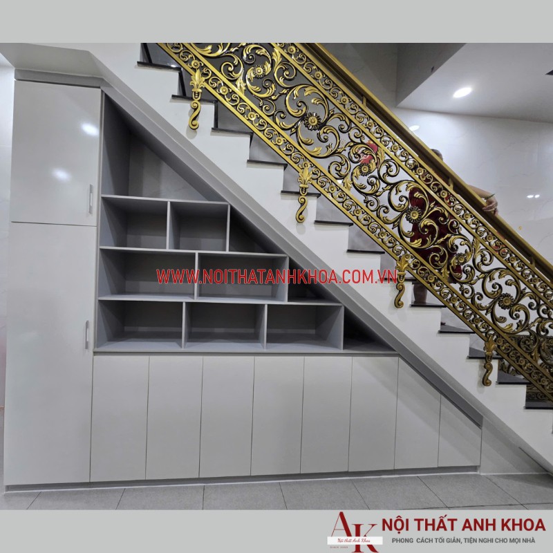 Tủ Cầu Thang Gỗ Công Nghiệp Đẹp Hiện Đại Giá Tốt Tủ Cầu Thang Gỗ Công Nghiệp Đẹp Hiện Đại Giá Tốt