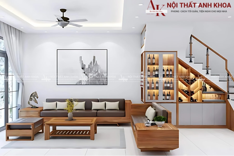 Tủ cầu thang gỗ MDF Tủ cầu thang gỗ MDF