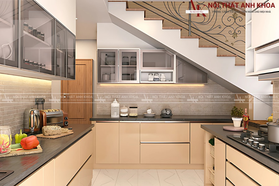 Tủ âm cầu thang - Bền đẹp, chuẩn centimet Tủ âm cầu thang - Bền đẹp, chuẩn centimet