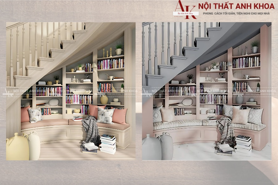 Tủ cầu thang góp phần tăng giá trị bất động sản Tủ cầu thang góp phần tăng giá trị bất động sản