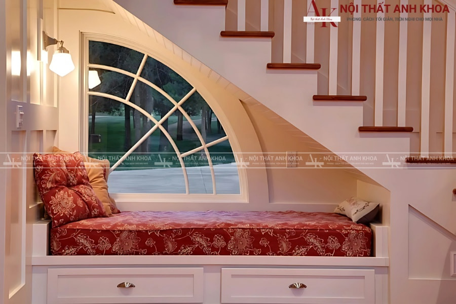 Gợi ý cách bố trí tủ âm cầu thang đẹp gỗ MDF Gợi ý cách bố trí tủ âm cầu thang đẹp gỗ MDF