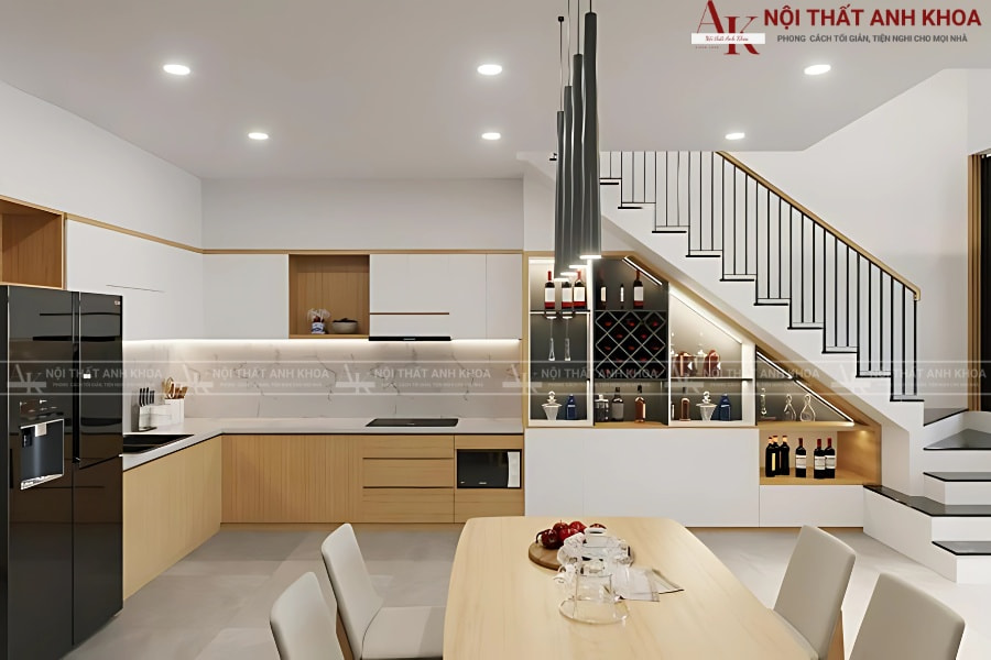 Tủ cầu thang lên ngôi trong thiết kế nội thất 2025 Tủ cầu thang lên ngôi trong thiết kế nội thất 2025