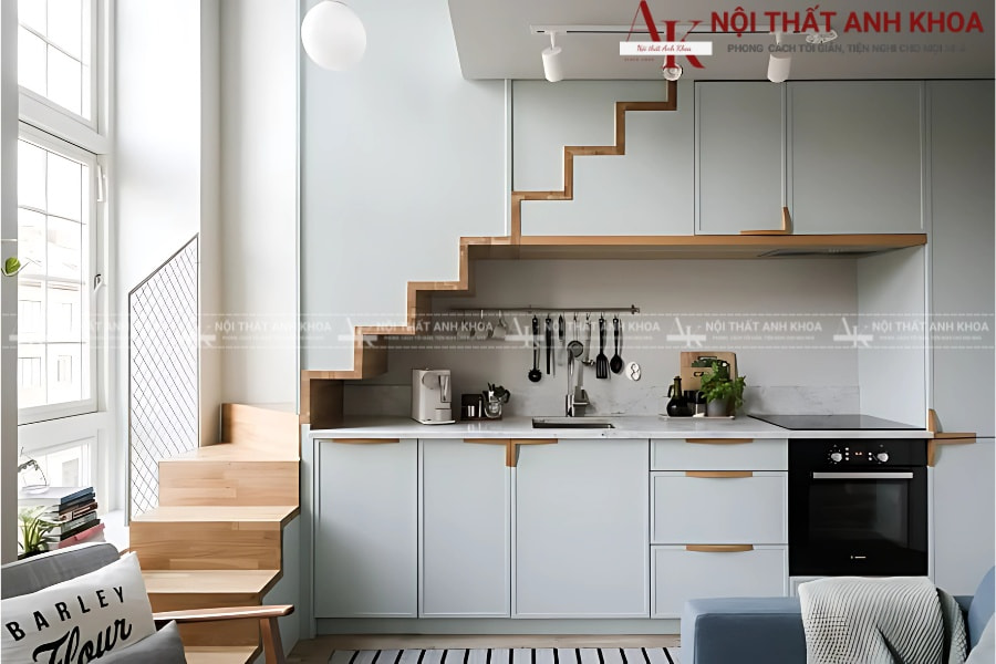 Tủ cầu thang tự chế tận dụng vật liệu cũ - Cá tính và bền vững Tủ cầu thang tự chế tận dụng vật liệu cũ - Cá tính và bền vững