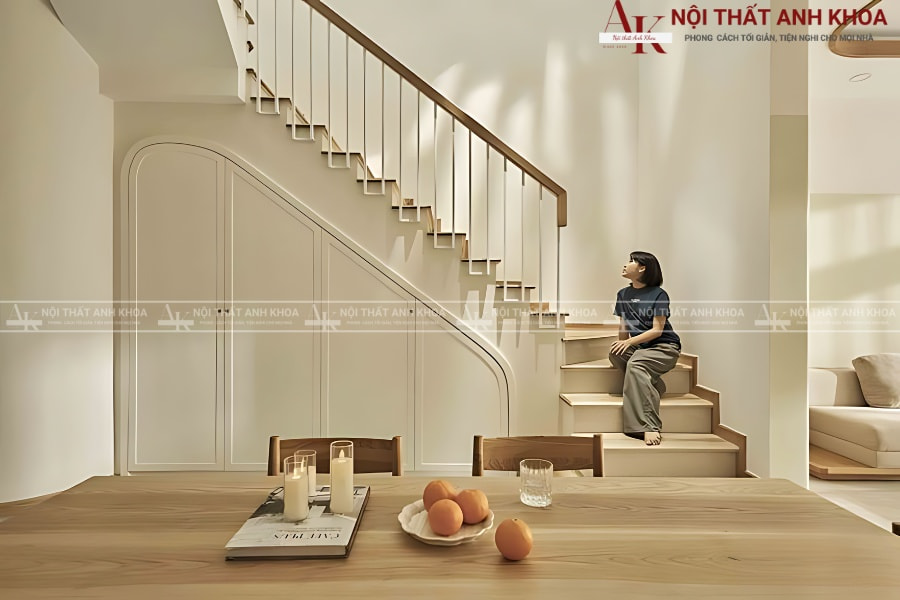 Tủ cầu thang tiện ích cho mọi không gian Tủ cầu thang tiện ích cho mọi không gian