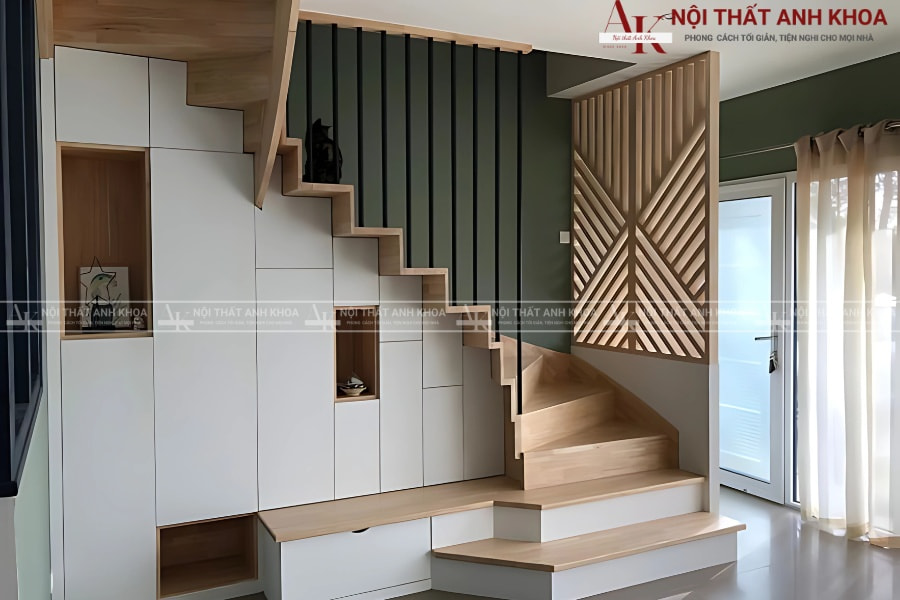 Tủ cầu thang - Giải pháp thông minh Tủ cầu thang - Giải pháp thông minh