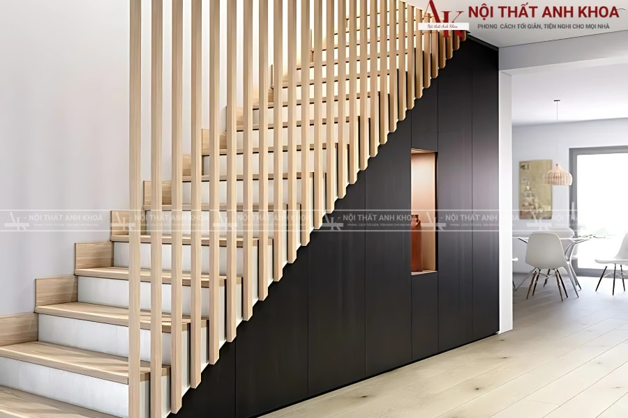 Mẫu tủ cầu thang hot trend năm 2025 Mẫu tủ cầu thang hot trend năm 2025