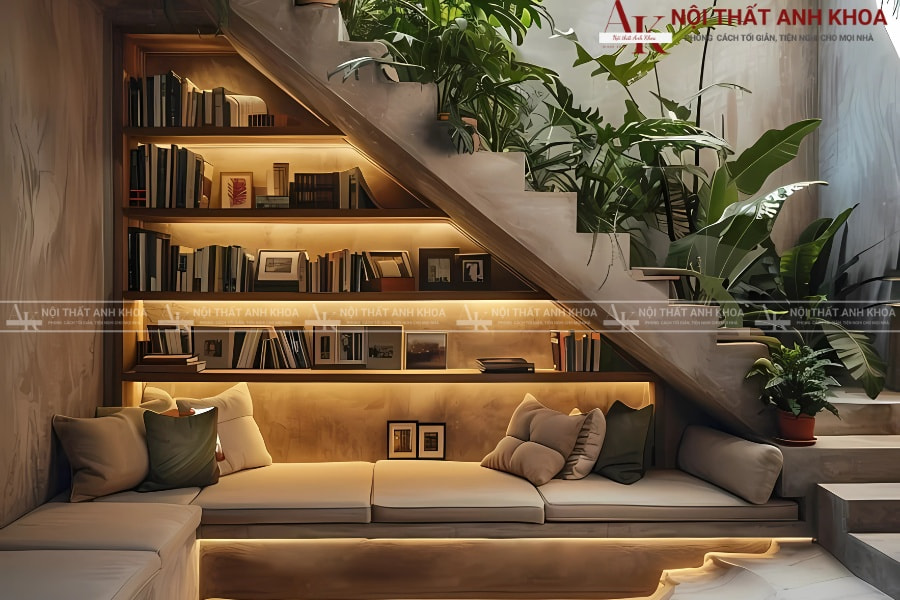 Mẫu tủ gầm cầu thang - Tiện ích cho gia đình nhà phố Mẫu tủ gầm cầu thang - Tiện ích cho gia đình nhà phố