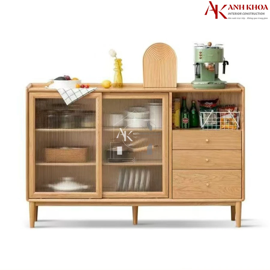 Tủ Chén Gỗ Tự Nhiên Thông Minh Tiện Lợi Tủ Chén Gỗ Tự Nhiên Thông Minh Tiện Lợi
