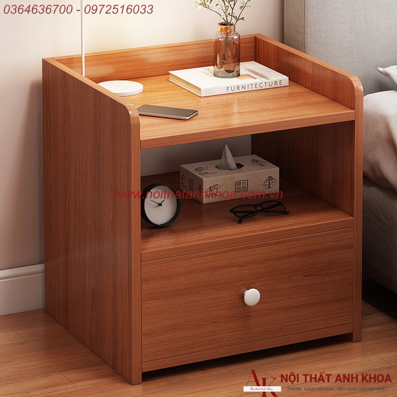 Tủ Đầu Giường Giá Rẻ Gỗ MDF Đẹp Sang Trọng Tủ Đầu Giường Giá Rẻ Gỗ MDF Đẹp Sang Trọng