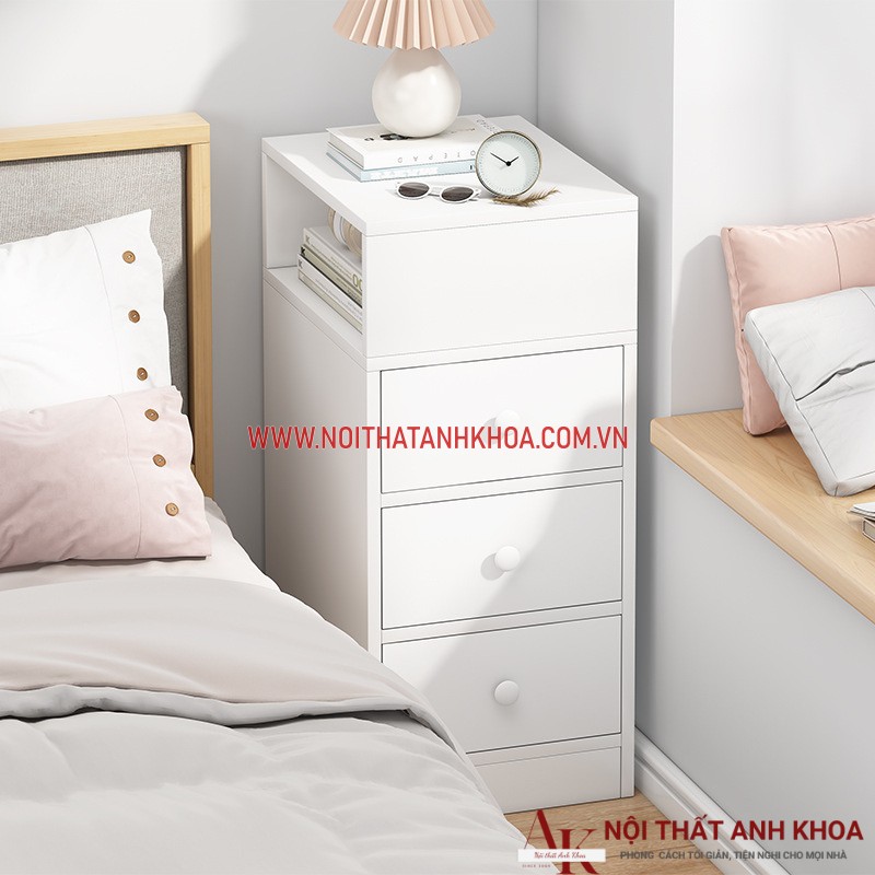 Tủ đầu giường gỗ công nghiệp nhiều màu đẹp giá rẻ Tủ đầu giường gỗ công nghiệp nhiều màu đẹp giá rẻ