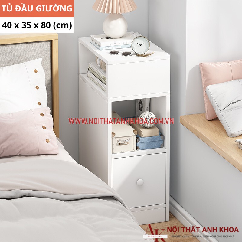 Tủ đầu giường gỗ công nghiệp nhiều màu đẹp giá rẻ Tủ đầu giường gỗ công nghiệp nhiều màu đẹp giá rẻ