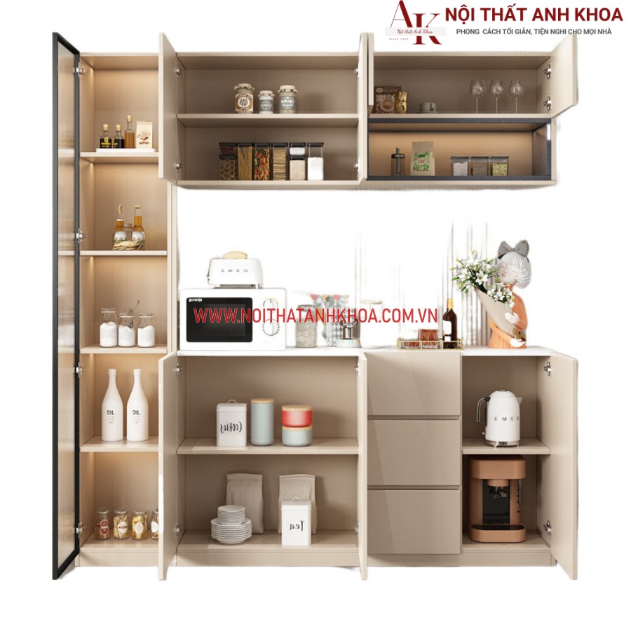 Tủ để đồ nhà bếp thông minh tiện lợi đa dạng màu sắc Tủ để đồ nhà bếp thông minh tiện lợi đa dạng màu sắc