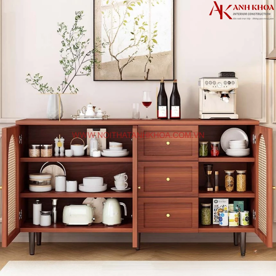 Khoang tủ đựng chén nhà bếp gỗ công nghiệp đẹp cao cấp Khoang tủ đựng chén nhà bếp gỗ công nghiệp đẹp cao cấp