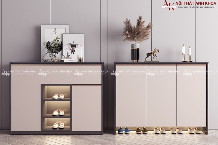 Nhà gọn hơn, đẹp mắt với mẫu tủ giày gỗ công nghiệp hiện đại Nhà gọn hơn, đẹp mắt với mẫu tủ giày gỗ công nghiệp hiện đại