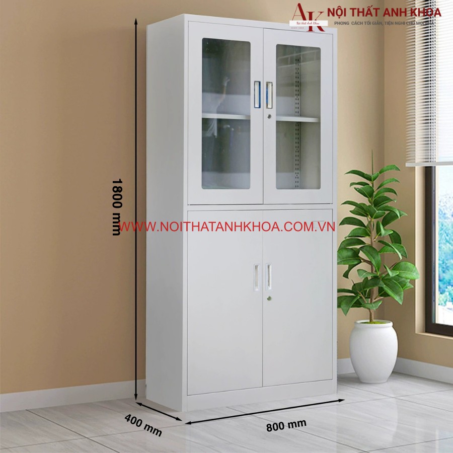 Kích thước nhỉ gọn của tủ hồ sơ gỗ công nghiệp MDF màu trắng Kích thước nhỉ gọn của tủ hồ sơ gỗ công nghiệp MDF màu trắng