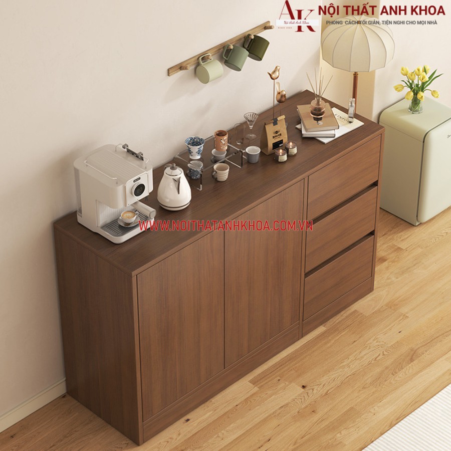 Tủ đựng máy pha cà phê gỗ MDF cao cấp Tủ đựng máy pha cà phê gỗ MDF cao cấp
