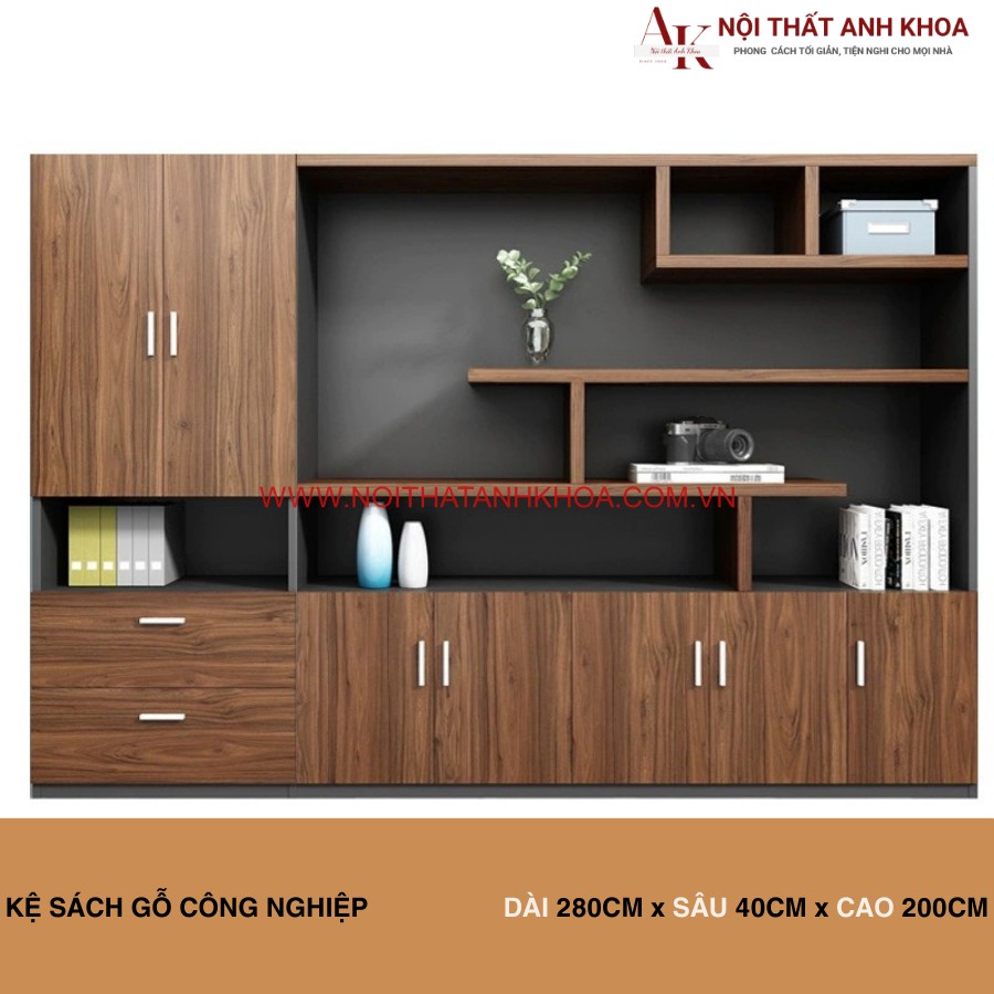 Kích thước của tủ đựng tài liệu giám đốc gỗ MDF cao cấp Kích thước của tủ đựng tài liệu giám đốc gỗ MDF cao cấp