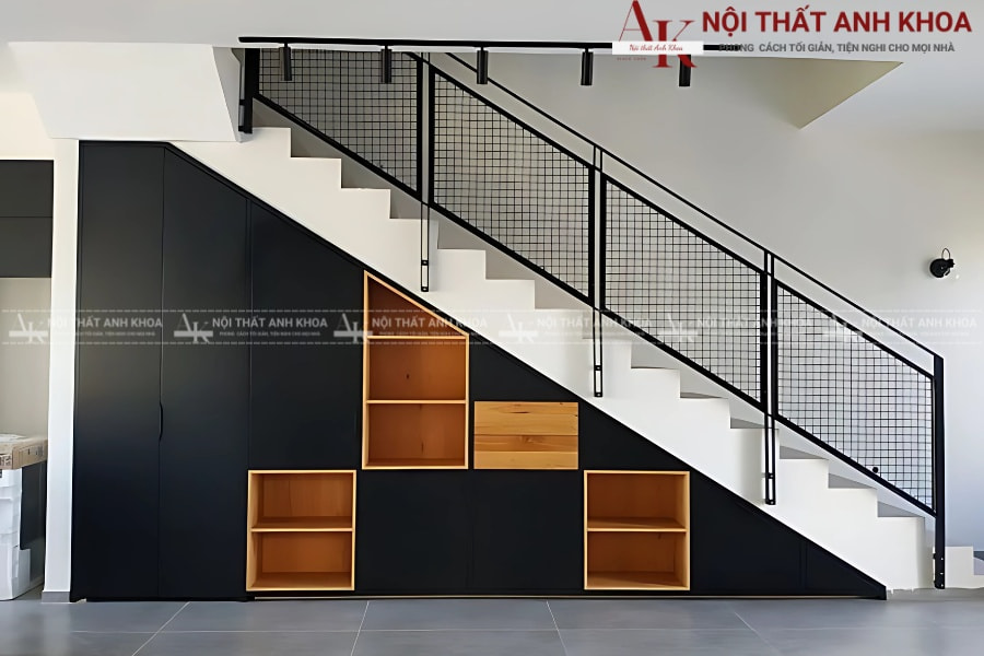 Tủ gầm cầu thang - Nội Thất Anh Khoa Tủ gầm cầu thang - Nội Thất Anh Khoa