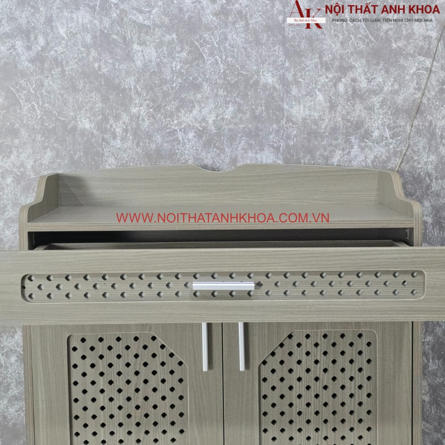Ngăn kéo tiện lợi tủ giày 2 cánh gỗ công nghiệp mẫu mã đẹp Ngăn kéo tiện lợi tủ giày 2 cánh gỗ công nghiệp mẫu mã đẹp