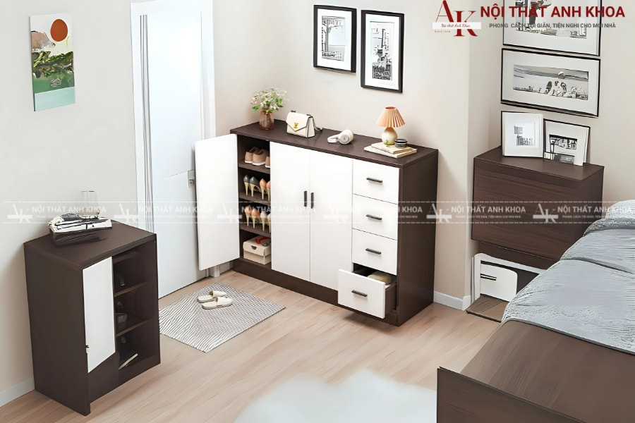 Tủ giày gỗ MDF bền đẹp, dẫn đầu xu hướng Tủ giày gỗ MDF bền đẹp, dẫn đầu xu hướng