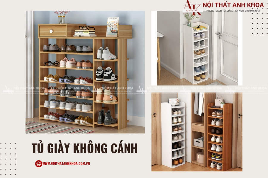 Tủ giày đẹp không cánh - Gọn gàng, tinh tế mỗi ngày Tủ giày đẹp không cánh - Gọn gàng, tinh tế mỗi ngày