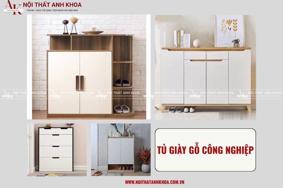 Tủ giày gỗ công nghiệp Tủ giày gỗ công nghiệp