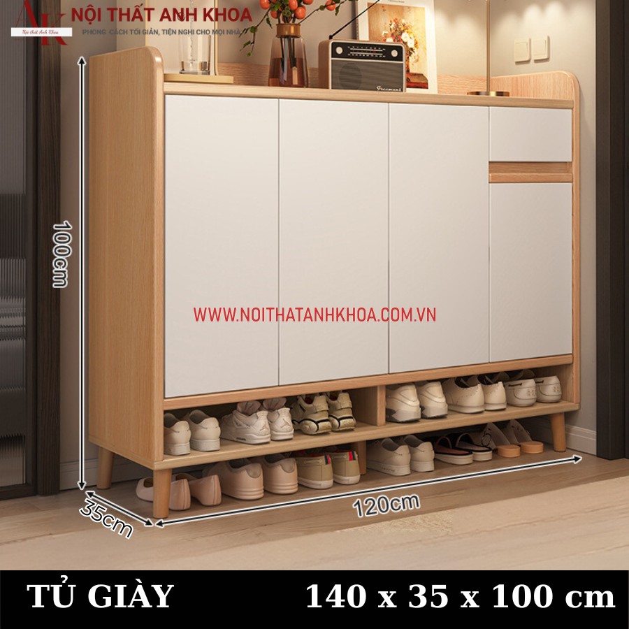Tủ giày gỗ công nghiệp MDF giá tốt Tủ giày gỗ công nghiệp MDF giá tốt