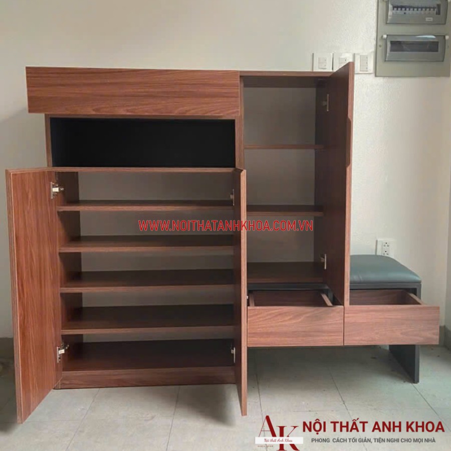 Tủ Giày Gỗ Công Nghiệp Mdf Phủ Melamine Thông Minh Tiện Lợi Tủ Giày Gỗ Công Nghiệp Mdf Phủ Melamine Thông Minh Tiện Lợi