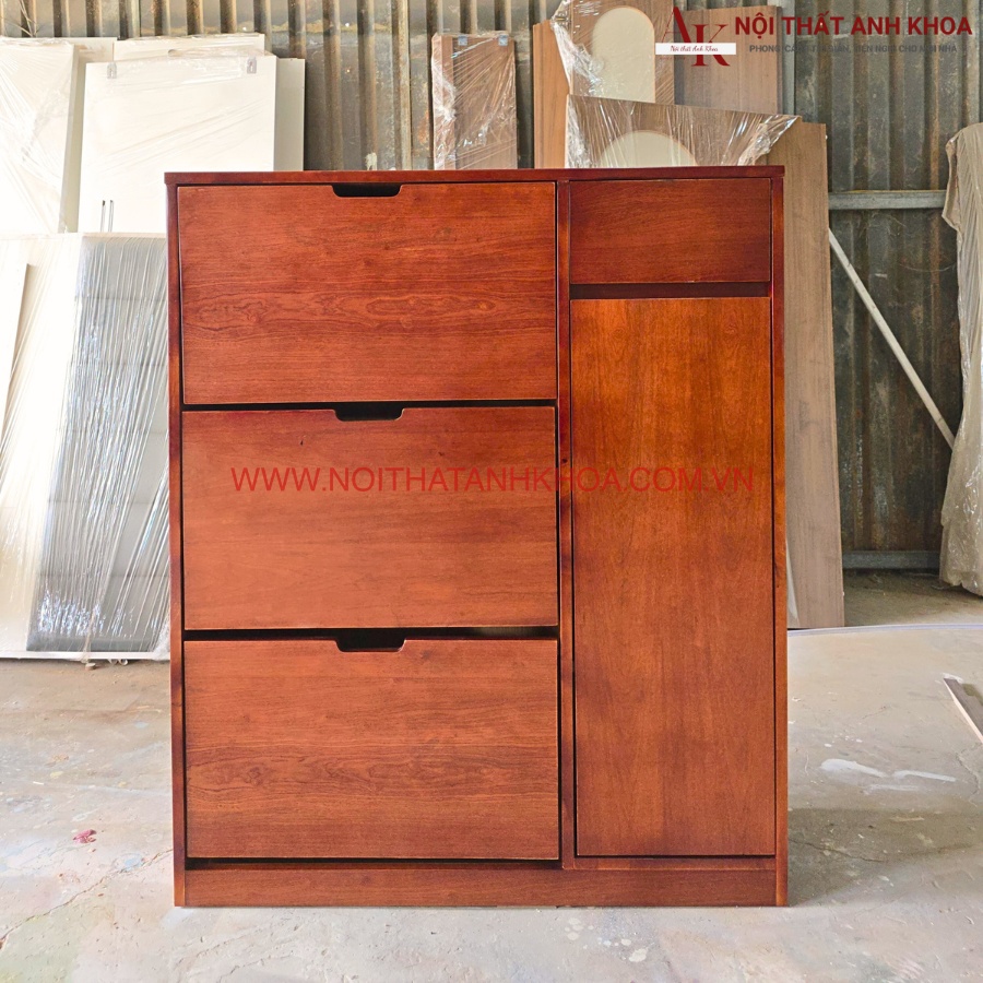 Tủ giày gỗ sồi tự nhiên thiết kế thông minh đẹp giá tốt Tủ giày gỗ sồi tự nhiên thiết kế thông minh đẹp giá tốt