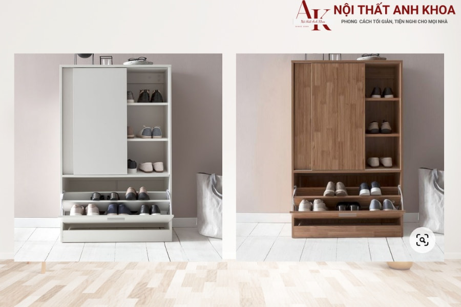 Tủ giày gỗ tự nhiên Tủ giày gỗ tự nhiên