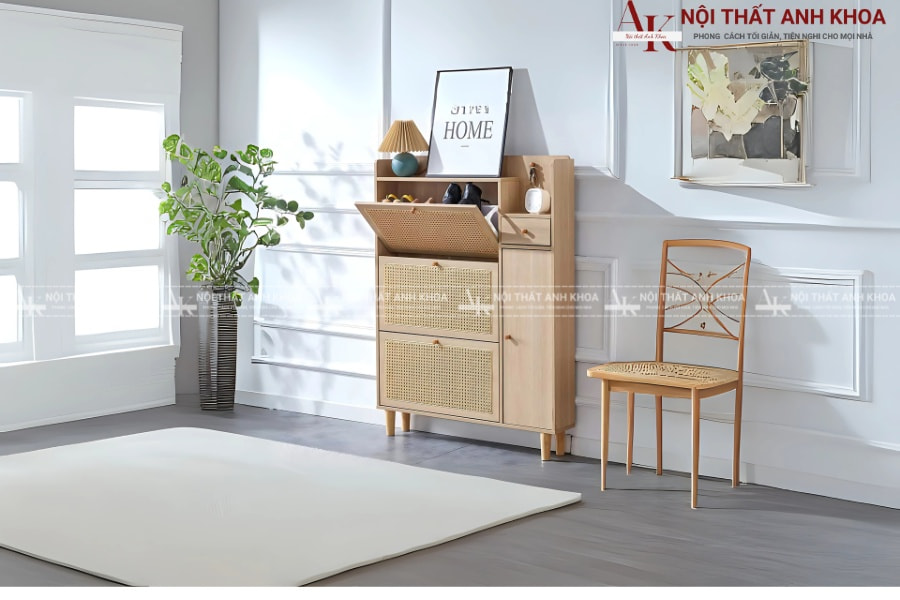 Kệ để giày nhỏ gọn gỗ MDF - Không gian gọn gàng, tinh tế Kệ để giày nhỏ gọn gỗ MDF - Không gian gọn gàng, tinh tế