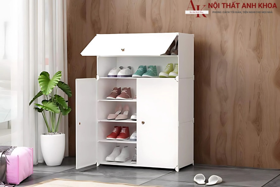 Tủ giày nhựa cao cấp Tủ giày nhựa cao cấp