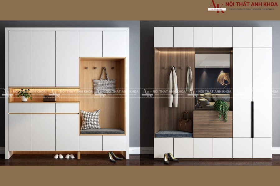 Tủ giày phong cách tối giản Tủ giày phong cách tối giản