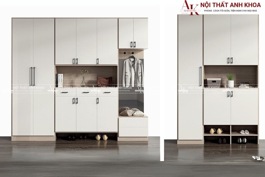 Tủ giày văn phòng phong cách tối giản, bền đẹp Tủ giày văn phòng phong cách tối giản, bền đẹp