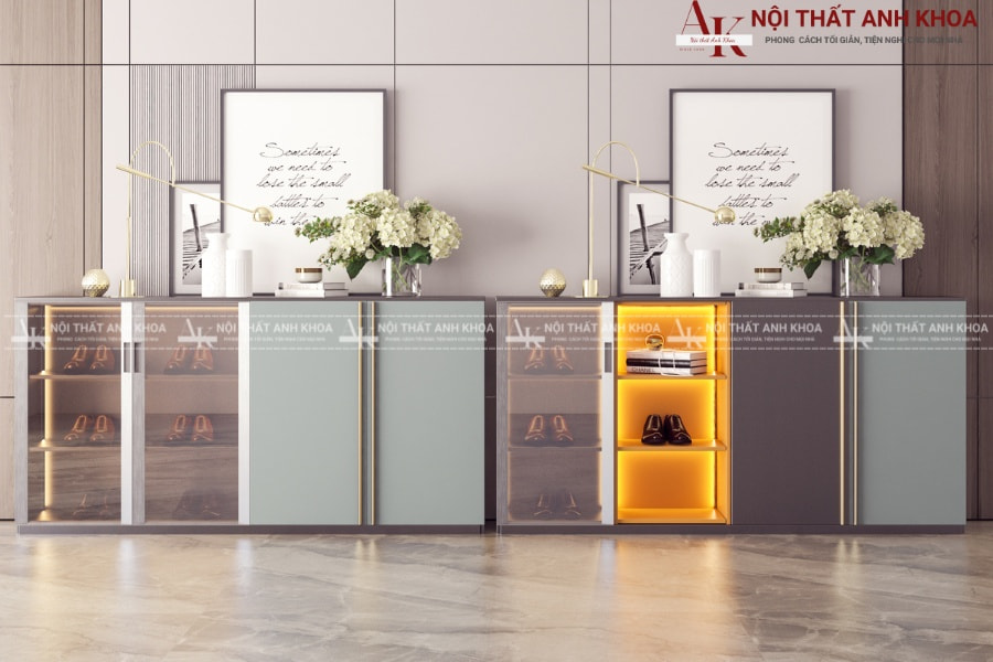 Tủ giày văn phòng gỗ MDF - Lựa chọn hoàn hảo cho không gian hiện đại Tủ giày văn phòng gỗ MDF - Lựa chọn hoàn hảo cho không gian hiện đại