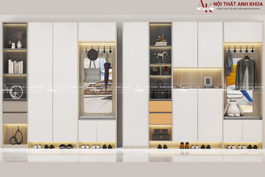 Tủ giày khả năng phối hợp linh hoạt với mọi phong cách nội thất Tủ giày khả năng phối hợp linh hoạt với mọi phong cách nội thất