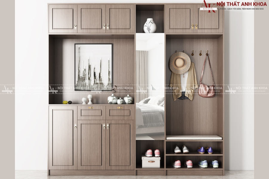 Tủ giày với tone màu nổi bật nhất năm 2025 Tủ giày với tone màu nổi bật nhất năm 2025