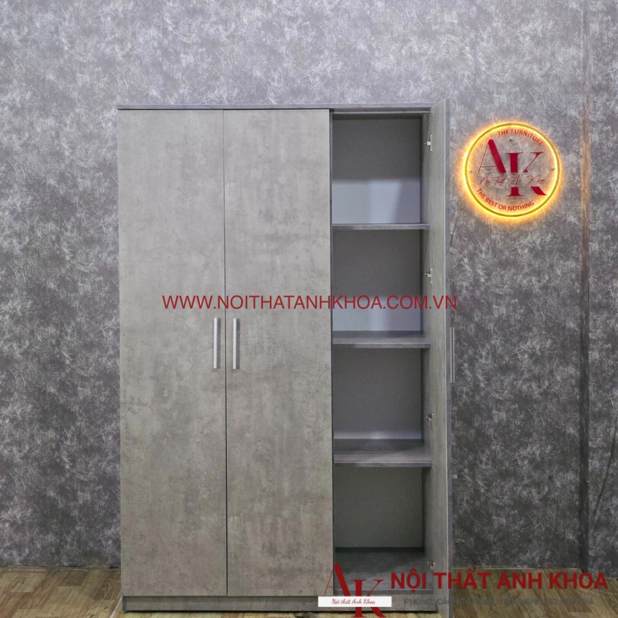 Tủ quần áo kích thước nhỏ gọn gỗ MDF cứng cáp Tủ quần áo kích thước nhỏ gọn gỗ MDF cứng cáp