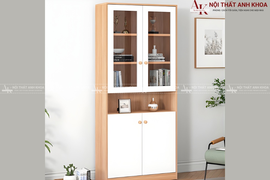 Tủ hồ sơ 2 cánh kính hiện đại - Sang trọng và tinh tế Tủ hồ sơ 2 cánh kính hiện đại - Sang trọng và tinh tế