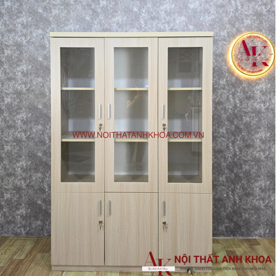 TTủ hồ sơ 3 cánh gỗ công nghiệp đẹp, tiện lợi Tủ hồ sơ 3 cánh gỗ công nghiệp đẹp, tiện lợi