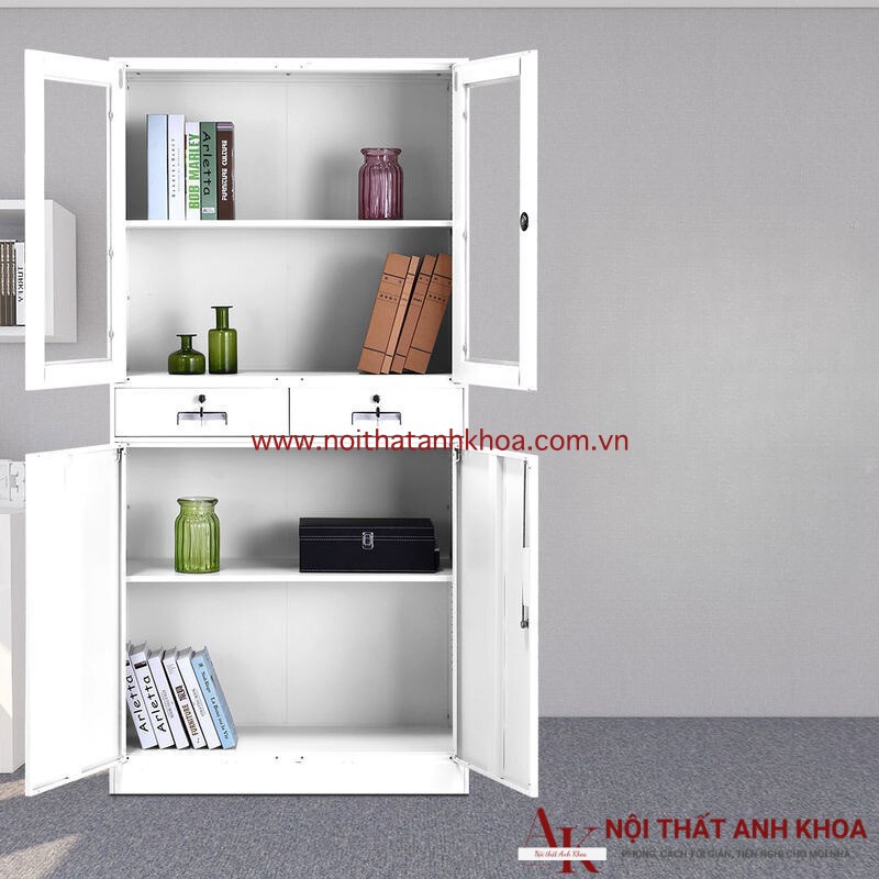 Tủ hồ sơ 3 cánh gỗ MDF dành cho văn phòng Tủ hồ sơ 3 cánh gỗ MDF dành cho văn phòng