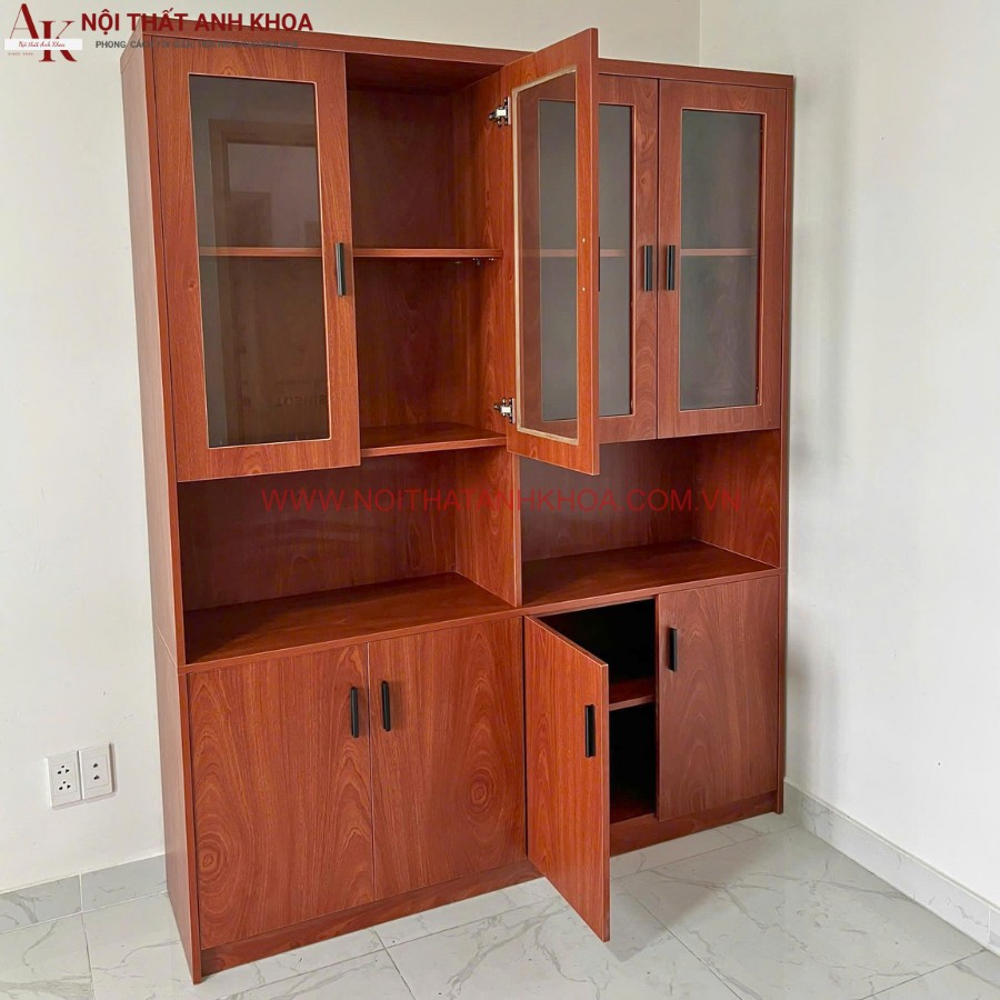 Tủ hồ sơ gỗ MDF hiện đại, cứng cáp, bền bỉ Tủ hồ sơ gỗ MDF hiện đại, cứng cáp, bền bỉ