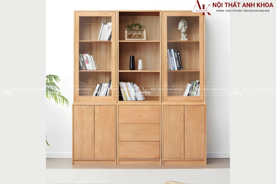 Tủ hồ sơ gỗ tự nhiên cao cấp - Bền đẹp từng chi tiết Tủ hồ sơ gỗ tự nhiên cao cấp - Bền đẹp từng chi tiết