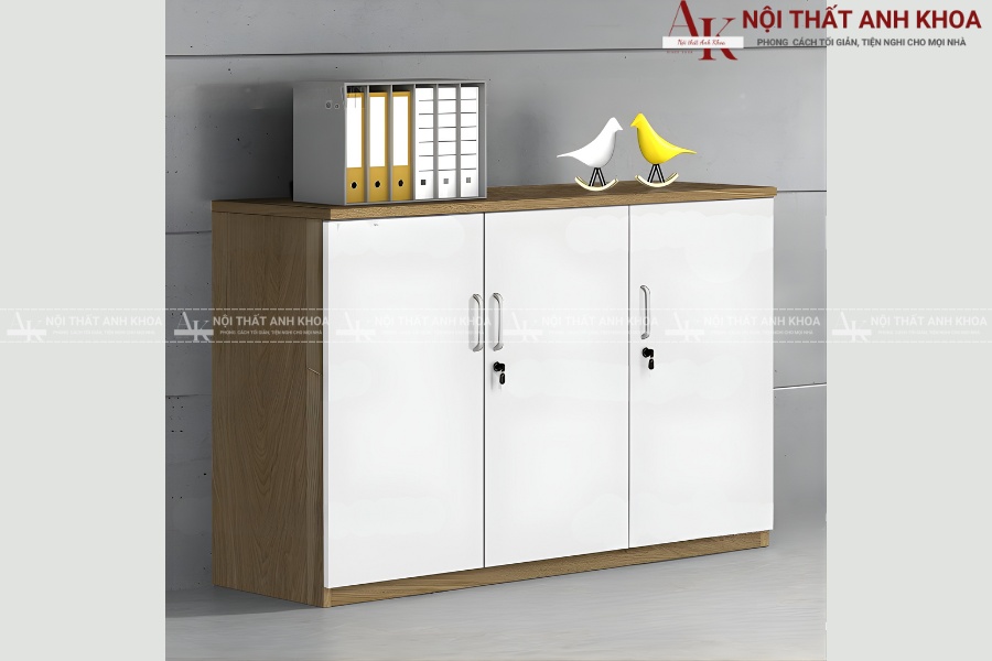 Tủ hồ sơ thấp 3 cánh - Dung lượng lưu trữ lớn, thiết kế sang trọng Tủ hồ sơ thấp 3 cánh - Dung lượng lưu trữ lớn, thiết kế sang trọng