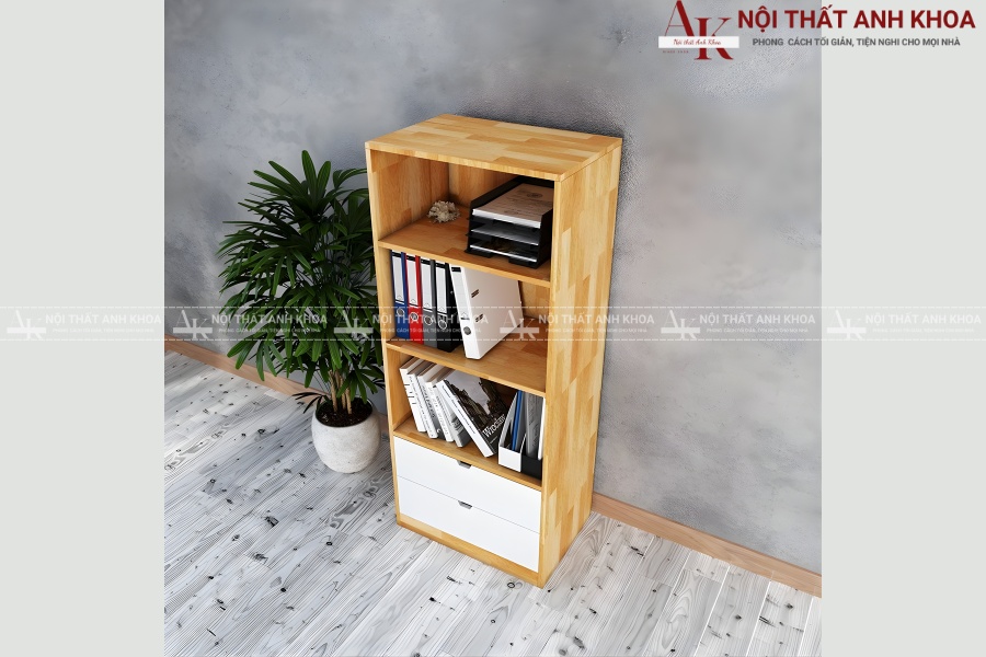 Tủ hồ sơ thấp kết hợp kệ mở trưng bày Tủ hồ sơ thấp kết hợp kệ mở trưng bày