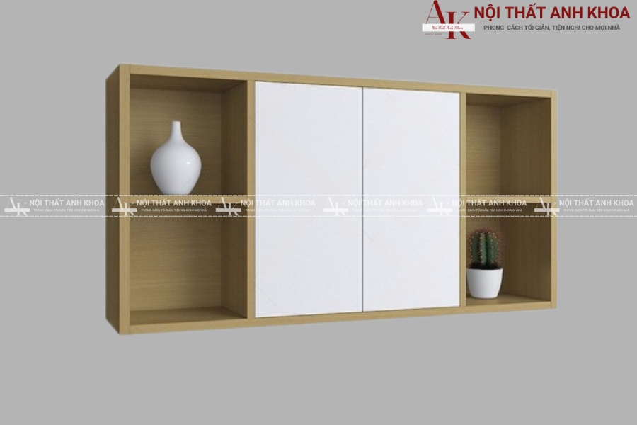 Tủ hồ sơ treo tường 2 cánh gỗ MDF - Hiện đại, tinh tế Tủ hồ sơ treo tường 2 cánh gỗ MDF - Hiện đại, tinh tế