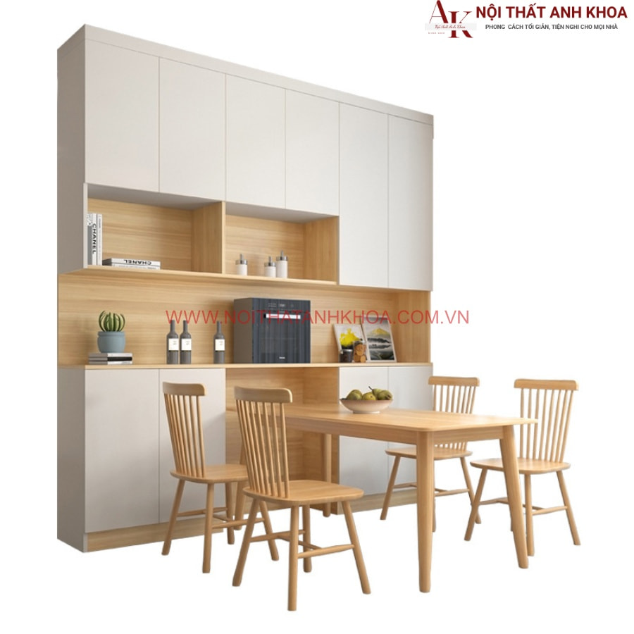 Tủ kệ đa năng màu trắng phối vàng vân gỗ sang trọng hiện đại Tủ kệ đa năng màu trắng phối vàng vân gỗ sang trọng hiện đại