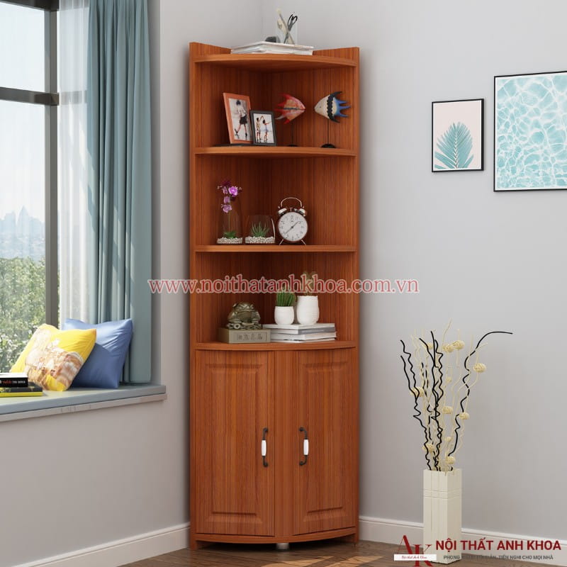 Tủ Kệ Góc Tường Gỗ Công Nghiệp MDF Cao Cấp Tủ Kệ Góc Tường Gỗ Công Nghiệp MDF Cao Cấp